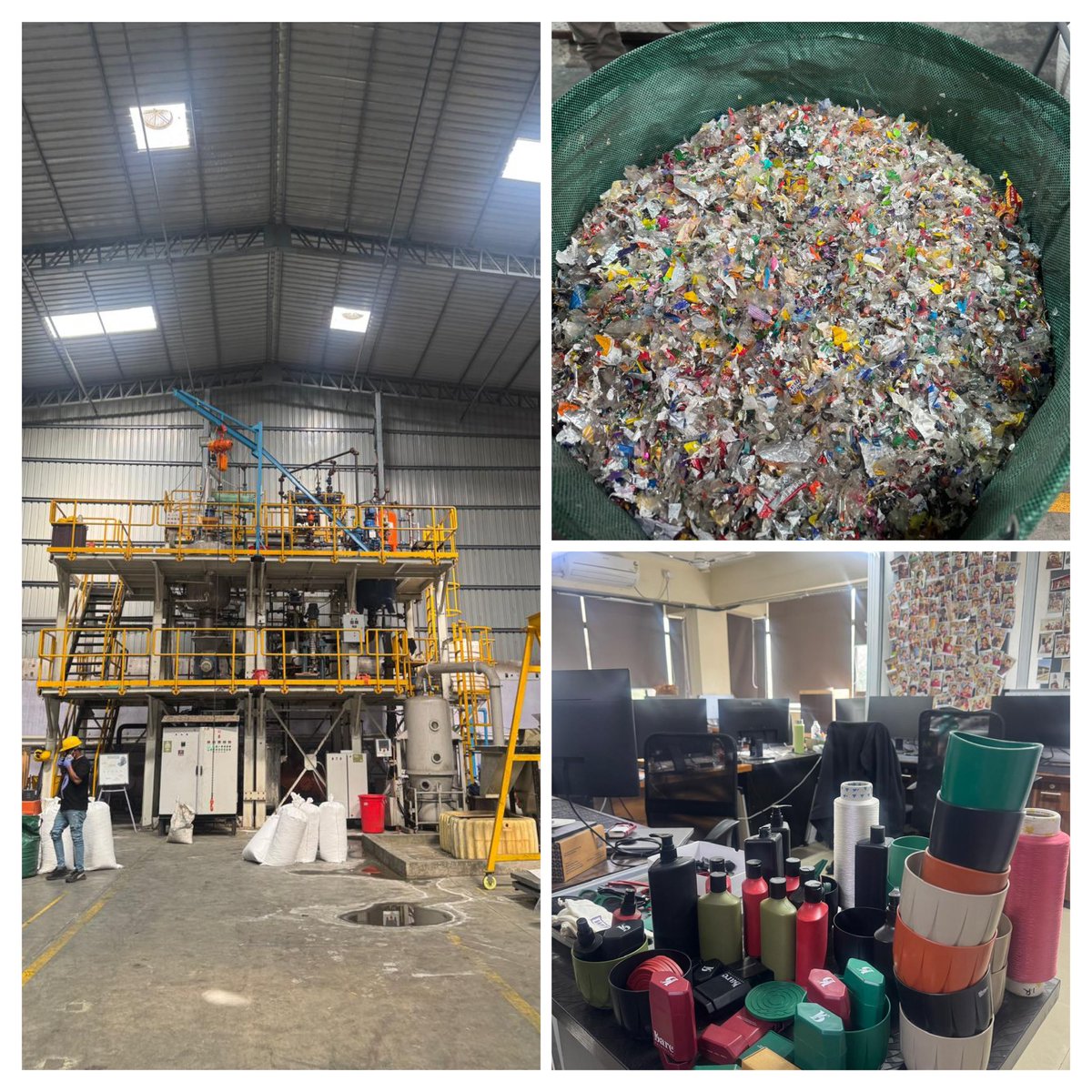 txcindia's tweet photo. ♻️ Advancing Circular Textile Recycling for a Sustainable Future! ✨
Smt. Vrunda Manohar Desai, IRS, Textile Commissioner, Government of India, visited Without®️, Pune, on 5 September 2026 to review their pioneering circular textile recycling technology. The enterprise addresses one of the textile sector’s most critical challenges—recycling mixed, soiled, and end-of-life textile waste that is typically unsuitable for conventional recycling.
Key Highlights of the Visit:
🔹 High-Purity Material Recovery: Reviewed their proprietary chemo-mechanical process that recovers high-purity Terephthalic Acid (PTA) to manufacture recycled polyester yarn comparable to virgin polyester.
🔹 Near-Zero Waste Loop: Examined the production of value-added composite products from residual waste streams, achieving near-complete utilization.
🔹 Social Impact: Commended efforts to formalize the informal waste sector by providing dignified livelihood opportunities to waste pickers.
Appreciating Without®️’s indigenous innovation and contribution to resource efficiency, Smt. Desai encouraged the team to leverage ongoing schemes under the Ministry of Textiles, such as Tex Ramps, to accelerate growth, scale operations, and support the vision of Viksit Bharat.
#TextileCommissioner #MinistryOfTextiles #TexRamps #CircularEconomy #SustainableTextiles #TextileRecycling #CircularMaterials #WasteToWealth #ResourceEfficiency #SocialImpact #ViksitBharat