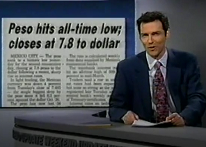 NormSNLJokes's tweet photo. In economic news, the Mexican peso yesterday sank to an all-time low, as it showed up drunk to a family reunion and hit on its cousin, the centavo. https://t.co/lHDCa4kIQe