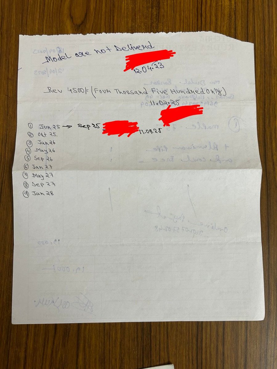 IsTangential's tweet photo. Fraud fraud fraud-@Kutchinaconnect @Kutchina @kutchinadotcom 
took extra 4500 from sr. citizen parents in name of extended service guarantee; now abusing my mother when called for service. Not received a single service despite calling thousand times! @jagograhakjago help please https://t.co/E0yPm3IyyJ
