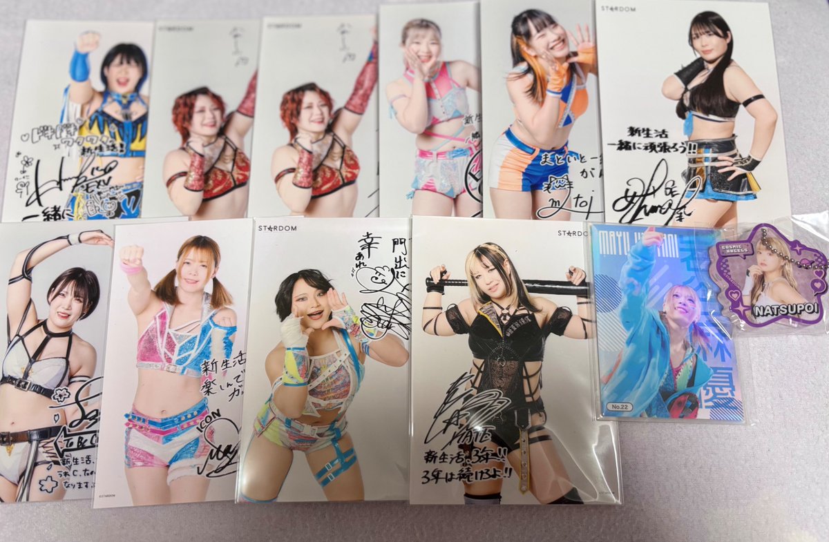 t3q1o9's tweet photo. グッズ整理のため【交換or買取】
してくださる方を探しております🙂‍↕️
今回は買取を多めに見ておりますので気になる方や質問等などお気軽にお声掛けくださると幸いです🤲🏻
よければ拡散のほどよろしくお願いします🙇‍♀️
#STARDOMグッズ
#拡散希望 https://t.co/OdzGrbBuTS