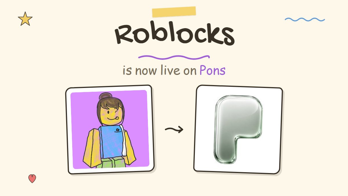roblocksdotshop's tweet photo. Roblocks is now live on @ponsdotfamily 

CA: 0xEBa56F4D09aa121DcdfeF0151718e3f82018E58E

Minting of your Block characters will be live shortly

More details here: https://t.co/YUaOJkdRFm https://t.co/fqRog8ADD0