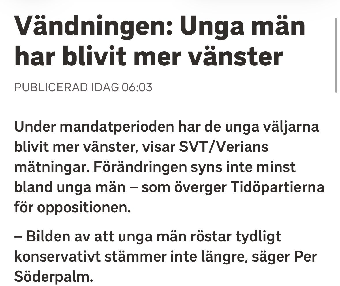 BarrioElfva's tweet photo. Självklart har de unga männen förstått att högern inte levererar det de lovar. Efter fyra år med Tidö har de fått arbetslöshet, cementerad bostadsbrist och kostnadskris. 

Med Socialdemokraterna får unga en politik som skapar jobb och bygger bostäder. 

Framtiden är ljus! https://t.co/RaX2Jy1vT3
