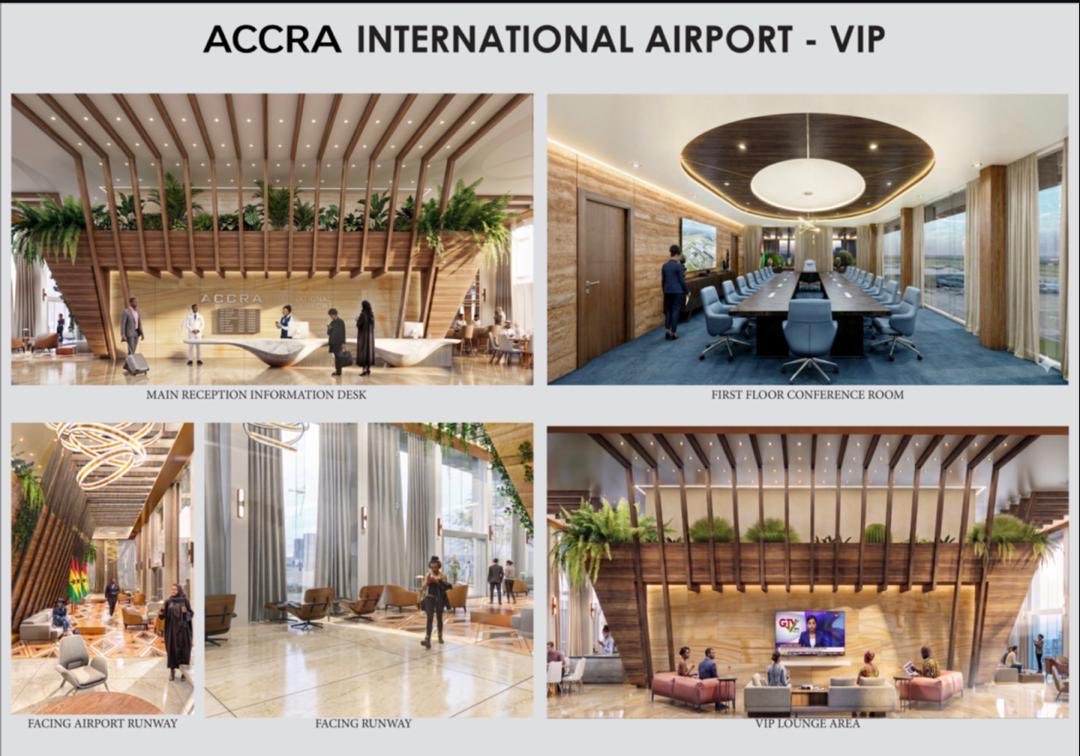S_OkudzetoAblak's tweet photo. On Friday I inspected ongoing works at our ultramodern VIP Lounge project at the Accra International Airport. 

I am really impressed with progress and quality of execution. The project will be completed and handed over this year. 

We are fully delivering this project without touching taxpayer funds. 

The entire project is modeled as a corporate social responsibility funded by local Ghanaian businesses who release funds directly to the local contractors of their choice working on the VIP Lounge. 

The Foreign Ministry’s Estate Bureau only supervises to ensure standards are met. 

This project is a great symbol of what can be achieved without public funds and public procurement. 

For God and Country 🇬🇭 🙏🏾