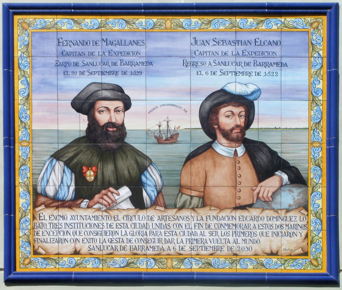 javierleoncio49's tweet photo. El 6 de septiembre de 1522, hoy hace 504 años, arribó a Sanlúcar de Barrameda la nao Victoria, al mando de Juan Sebastián Elcano y 18 hombres a bordo, después de dar la primera vuelta al mundo. 
@AytoSanlucar,@SanlucarInfo,@SanlucarTurismo,@Todo_Sanlucar,#Sanlúcar https://t.co/eRz429P1l7