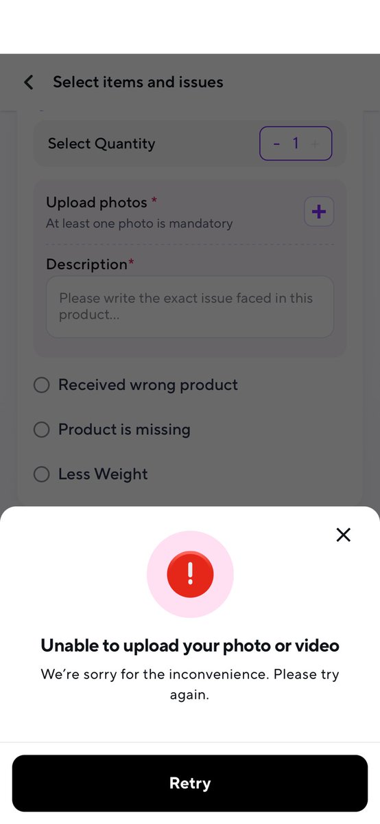 TravelSeeWrite's tweet photo. @ZeptoNow i am unable to upload the pictures of the stale products delivered by you. This is happening too often. Why are we being charged for rotten products and there’s no way i can complain. Your app isn’t working. @zeptocares https://t.co/8ZKTFkvvGs