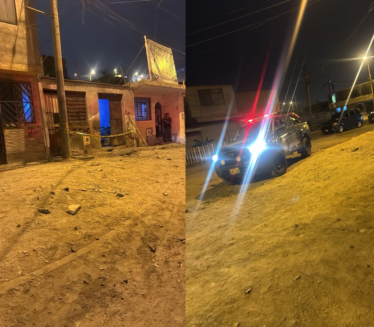 Aderly's tweet photo. 🚨 #LOÚLTIMO |  Un hombre es ases1'nado dentro de vivienda en el AA.HH. Defensores de la Patria, Ventanilla. https://t.co/Ie3mtfGB7W