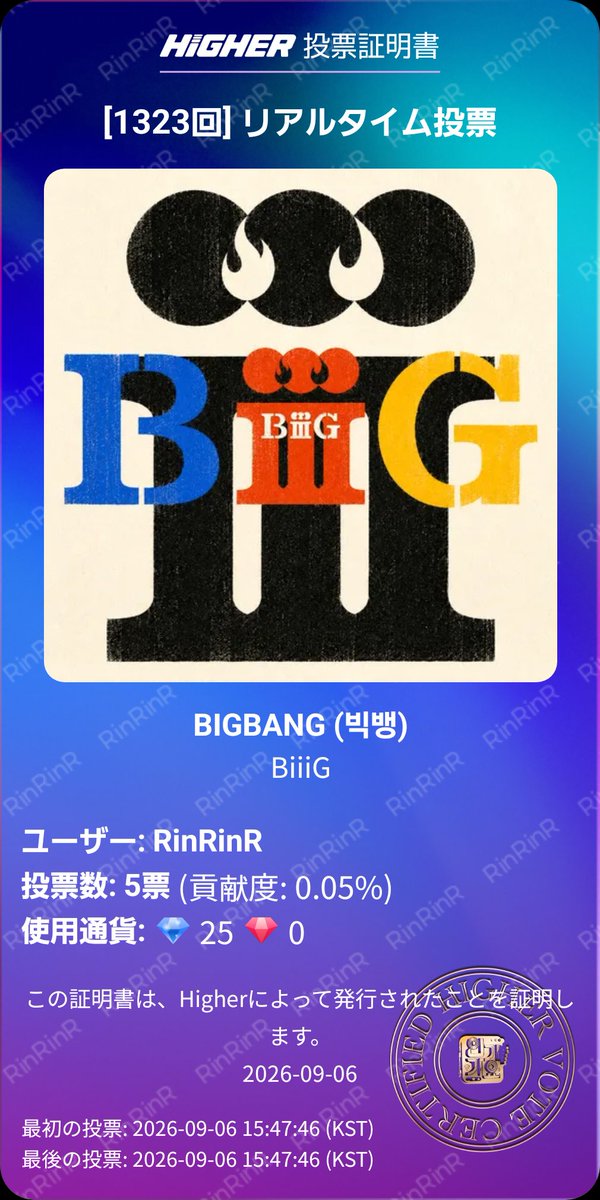 tesope8024's tweet photo. 👑BIGBANG＆VIP👑
ʢ•·̫•ʡو ̑̑✧ﾌｧｲﾃｨﾝ!!
インガのリアルタイム投票みんなよろしくで～～～～～す‼️ https://t.co/9WK4RgSyLf
