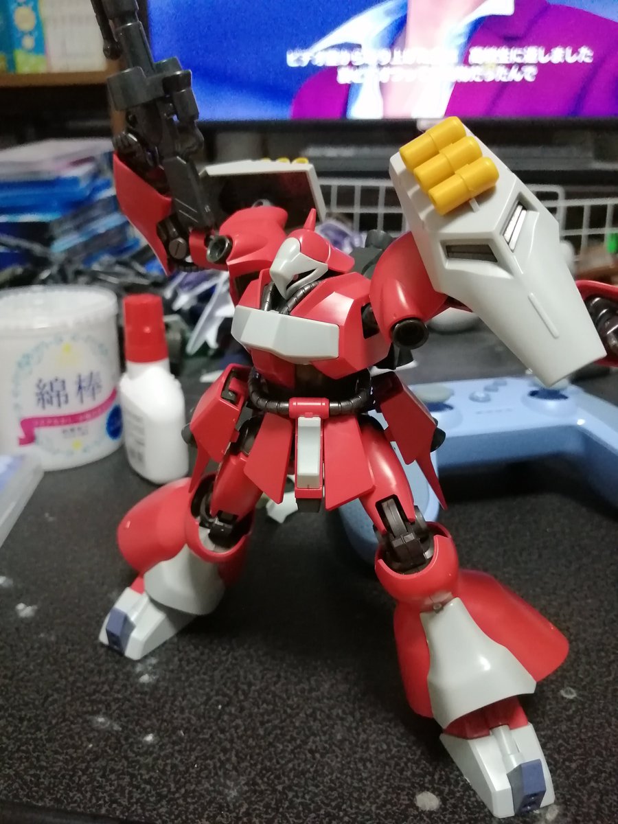 kiratomato's tweet photo. HGヤクトドーガのプロポーションを変えてみた。 https://t.co/ZeZ9NhJFYt
