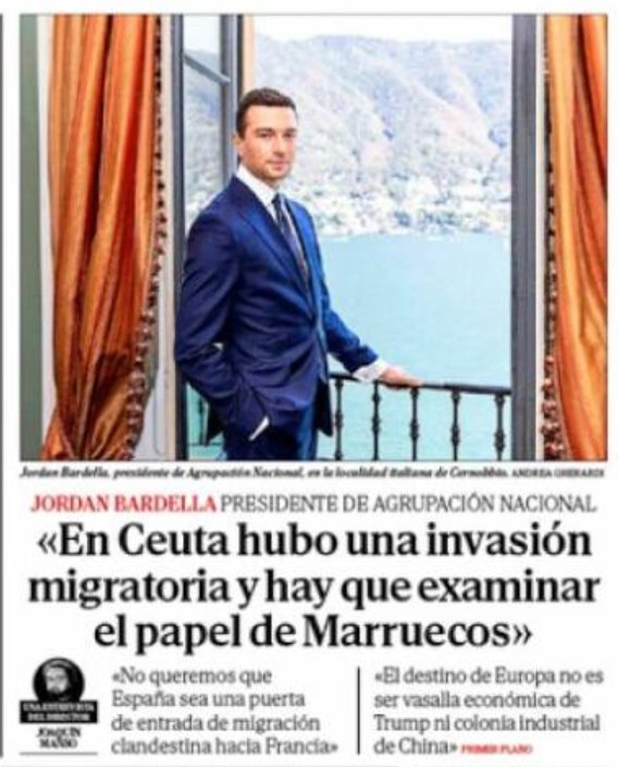 remerikos's tweet photo. Hoy EL INMUNDO lleva en portada una entrevista al líder de un partido ligado a las SS hitlerianas, condenado por antisemitismo, que niega el holocausto, marcadamente racista y xenófobo, y que le sale el odio por las orejas

Felicidades @JqManso https://t.co/62ElQyh6Tu