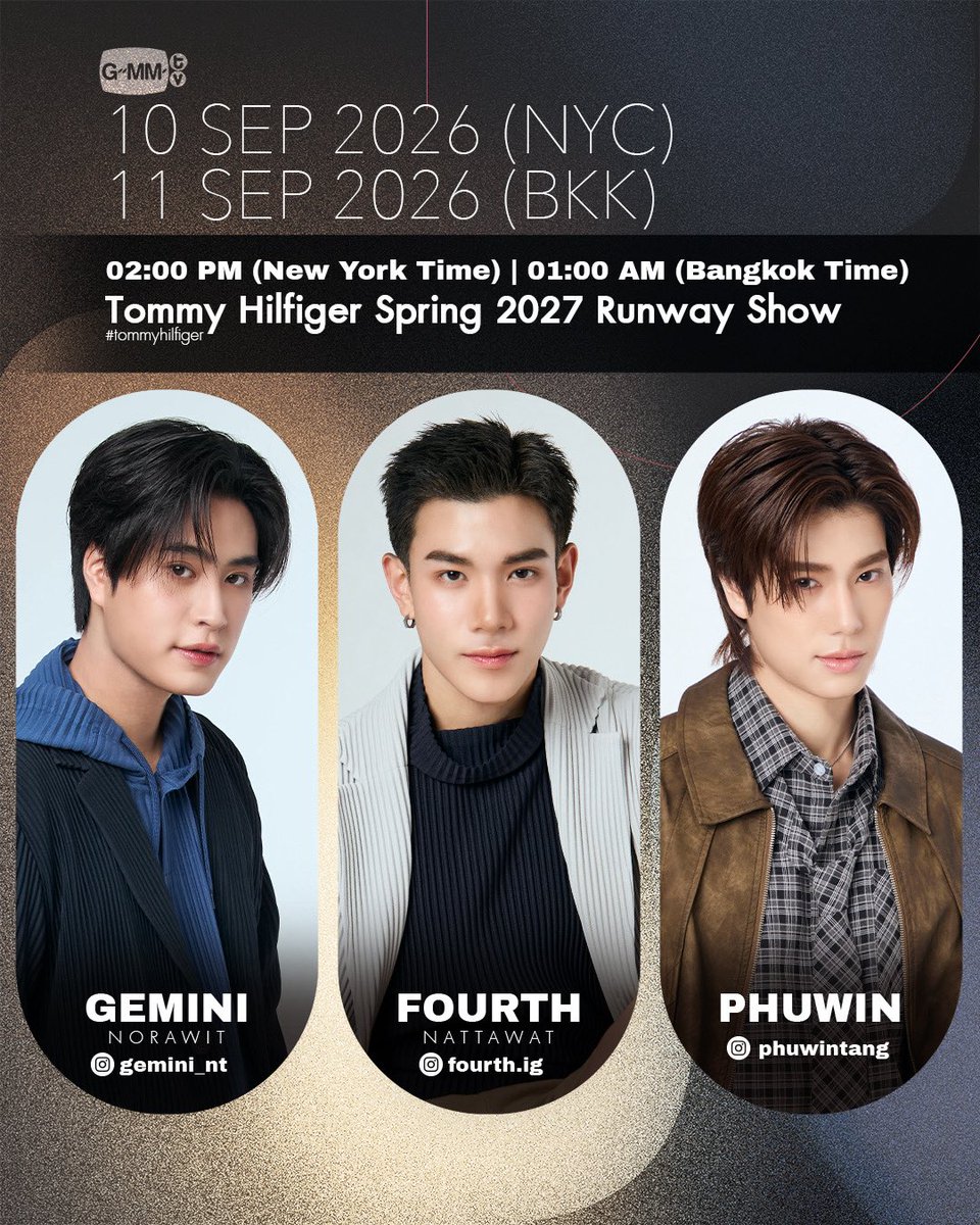 GMMTV's tweet photo. [Update] Artist Programs &amp; Events

#GMMTV https://t.co/tlEPyqim4t