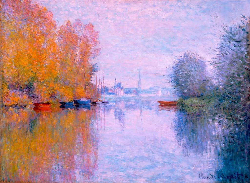 fraveris's tweet photo. Claude Monet 

(1840-1926)

Autumn on the Seine, Argenteuil https://t.co/lqGSAOBzFb
