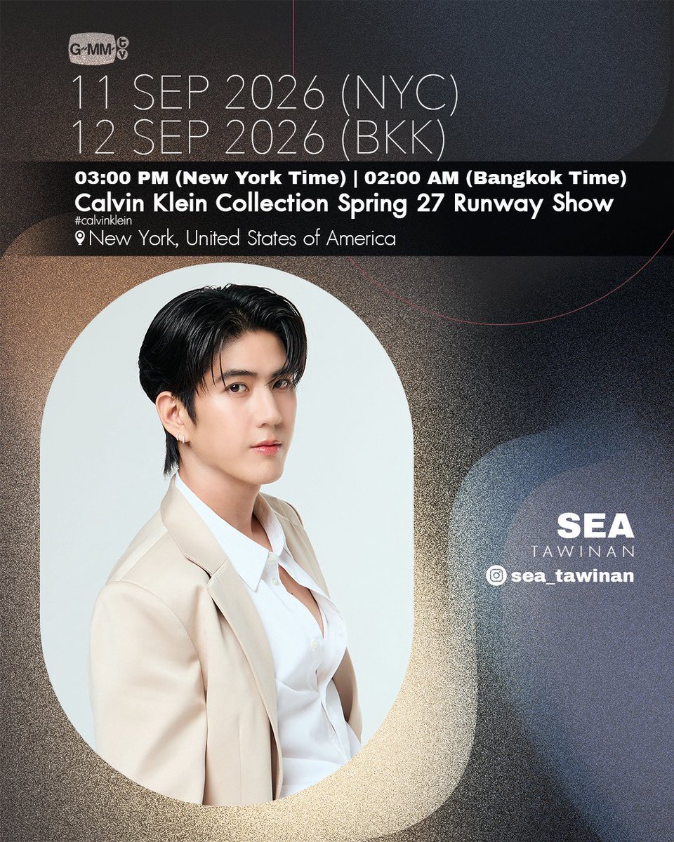 holidayfluffymt's tweet photo. ทุกคน ซีทวินันท์ไปนิวยอร์ก กับ Calvin Klein 😭😭😭😭😭😭😭😭😭😭😭😭😭😭😭😭 

#Sea_tawinan https://t.co/IUexECItMK