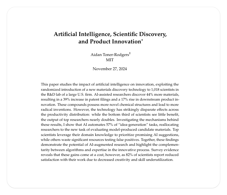 kansoy's tweet photo. Do you know what a "zombie citation" is?

You remember Aidan Toner-Rodgers, right?

In May 2025, MIT publicly disowned his viral AI paper over fabricated data, and arXiv withdrew it.

You’d think that was the end of story.

Instead, the ghost lives on: the paper now has 110 total citations with 31 in 2026 alone. That includes journals  under Nature, Cell, and Elsevier publications.

Because nobody (authors+reviewers) checks what they reads :)

https://t.co/Ebc4fB4ywl