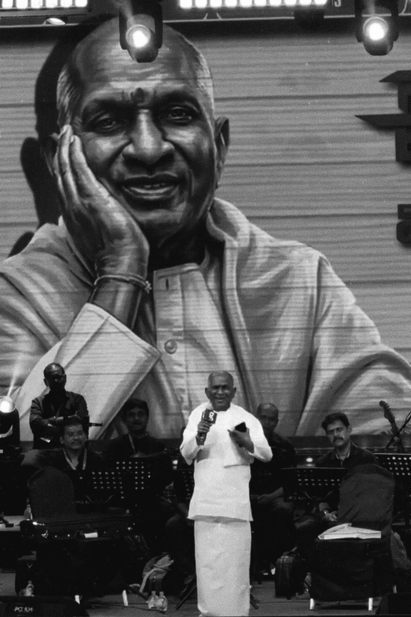 gwennnnstacy's tweet photo. i grew up in a household filled with ilayaraja’s songs. my parents are crazy ilayaraja sir fans. i’ve grown up hearing them talk about how they used to wait for a song launch on the radio, how movies would run purely because of ilayaraja’s music, https://t.co/QTqy8lRph1
