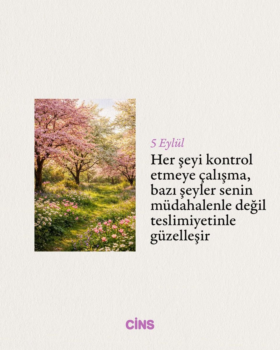 DogrudurS's tweet photo. Günlük Cins hatırlatmasıdır:

Her şeyi kontrol etmeye çalışma, bazı şeyler senin müdahalenle değil teslimiyetinle güzelleşir.
VESSELAM. HU  ALLAH. https://t.co/ASr3EbDGoN