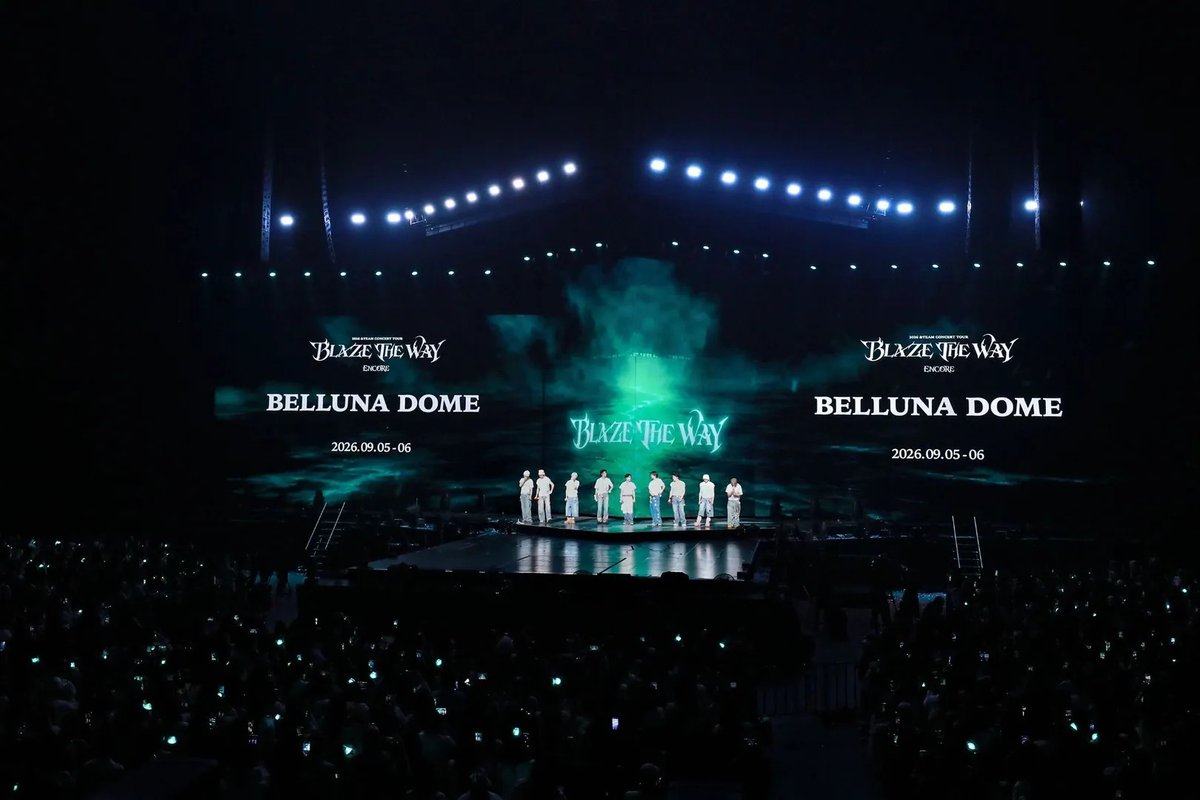 KWaveRadar's tweet photo. 🔥 2026 &amp;TEAM CONCERT TOUR ‘BLAZE THE WAY’ ENCORE 
🏟️ BELLUNA DOME 🇯🇵
🎤 K • FUMA • NICHOLAS • EJ • YUMA • JO • HARUA • TAKI • MAKI

🔴 STREAM LINK👇
🔗https://t.co/qLNrdLPeJ2

#andTEAM  #エンティーム
#BLAZETHEWAY_BELLUNADOME
#BLAZETHEWAY https://t.co/j3QDsXUDSu