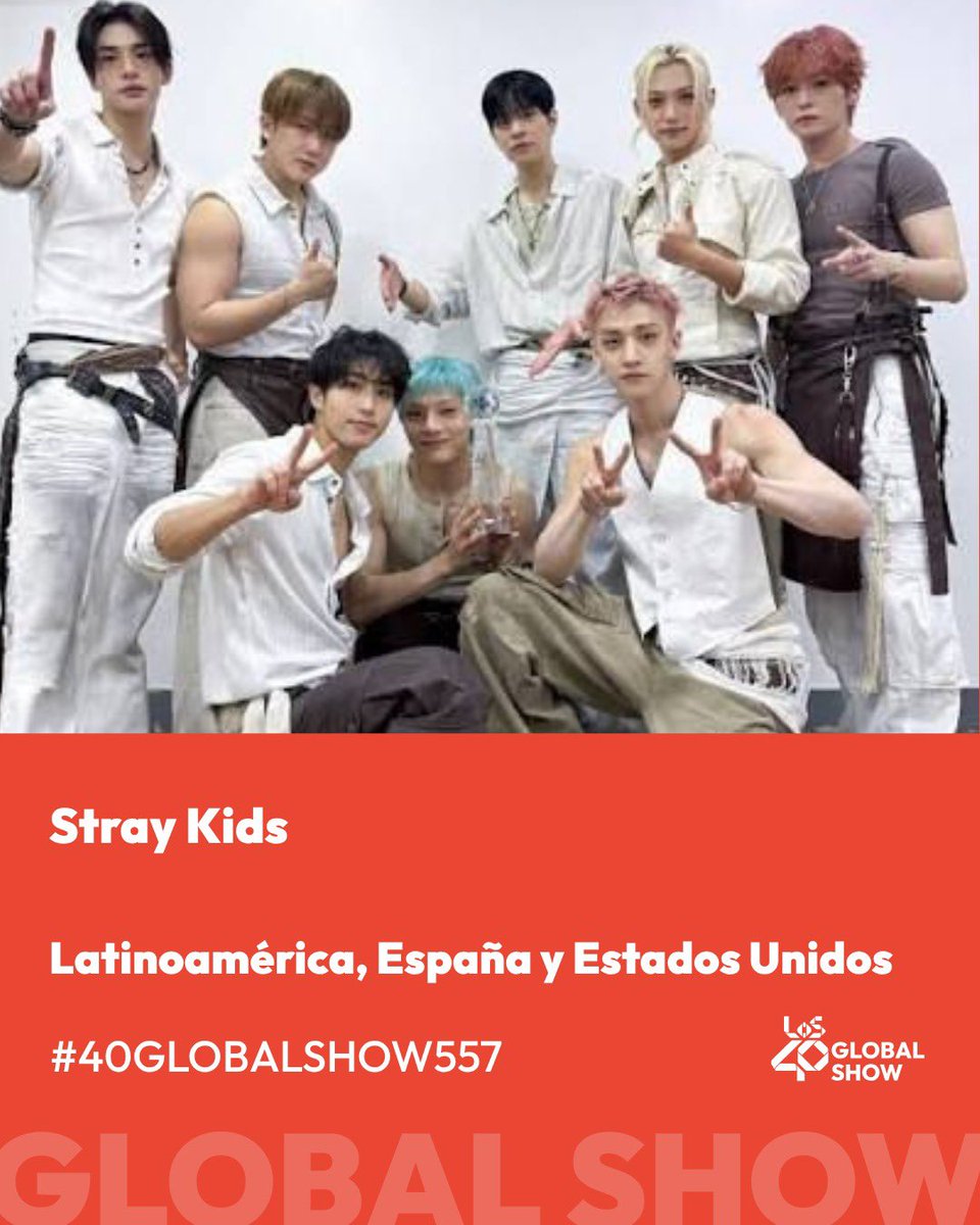 TonyAguilarOfi's tweet photo. #Kpop Este domingo en #40GlobalShow557 escucharemos a @Stray_Kids con THIS &amp; THAT sonando en Latinoamérica, España y Estados Unidos 🌎 @40GlobalShow https://t.co/ggKaC2G0K2