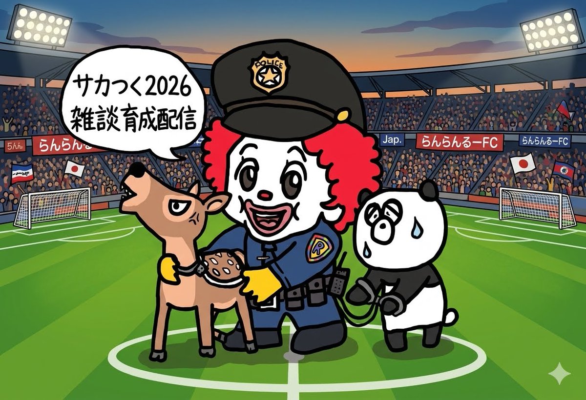 Thama57578515's tweet photo. 【サカつく2026】らんらんるー雑談配信 
香港施設つくりつつアクセほりhttps://t.co/d1AXVuv0Df @YouTubeより https://t.co/39i6vZg7wV