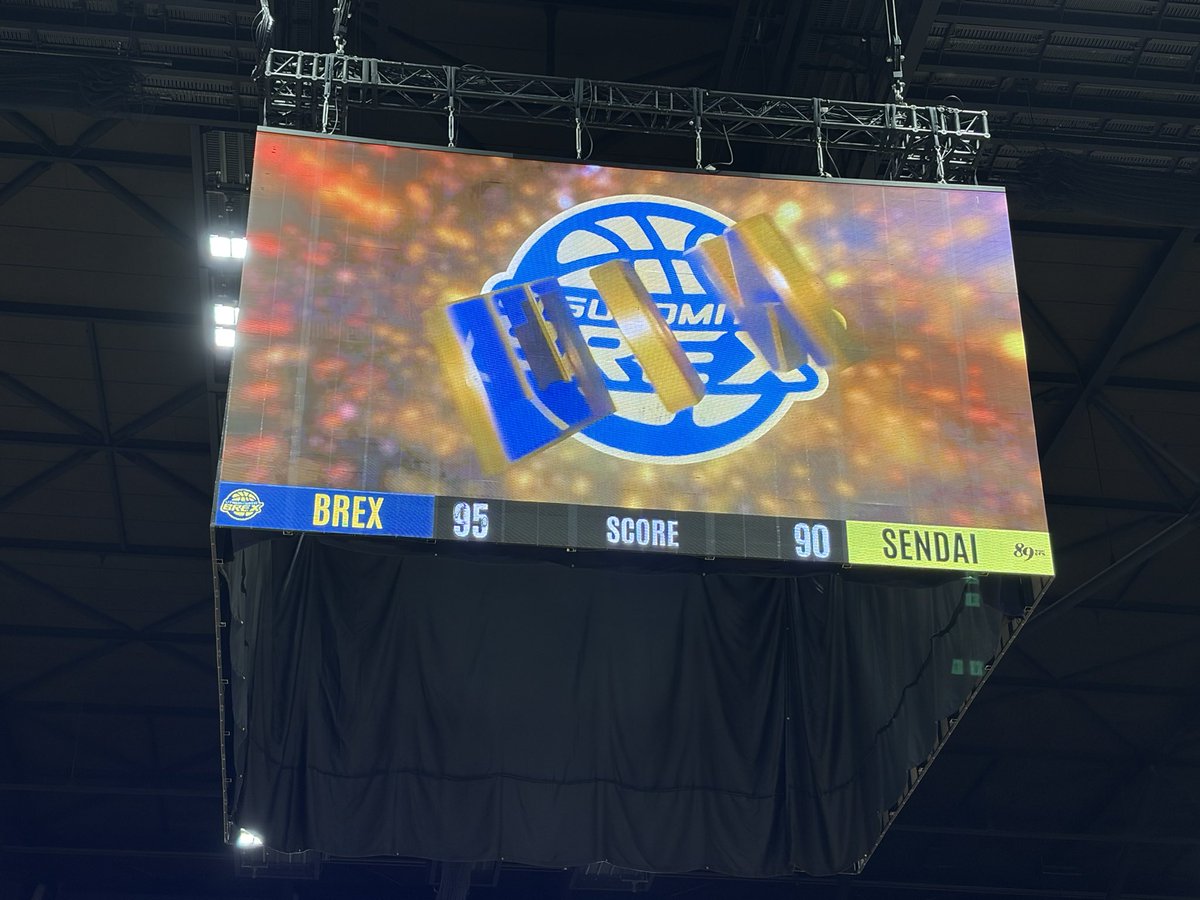 Xaviesta6_8's tweet photo. BREX WIN❣️
トレイとギャビンの爆発だってのがちょい寂しいが有観客試合初勝利。
オフェンスはまだまだ滞留するし、ディフェンスもまだまだだけど、新キャプテンのドライブからの二本は今シーズンの意気込みを感じたね。 https://t.co/SCm4kDDrwY