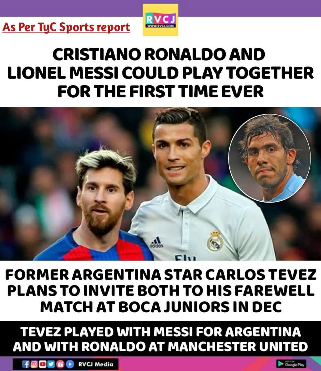 RVCJ_FB's tweet photo. Cristiano Ronaldo &amp; Lionel Messi!! https://t.co/zbJk6hCpbL