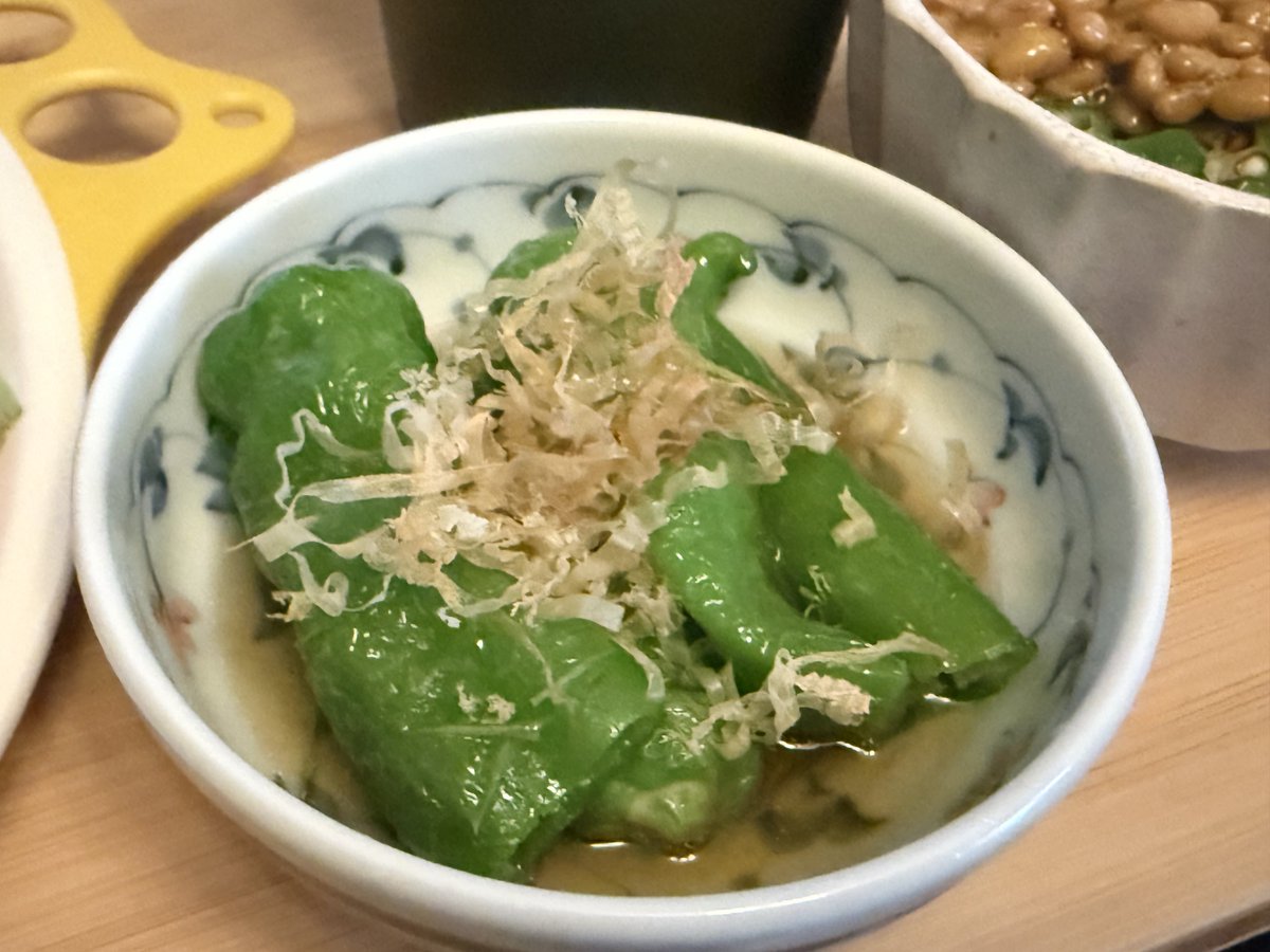 tatsuyanjp's tweet photo. 大阪の居酒屋で何度も目にした、岡山ではあんまり見掛けない万願寺。 https://t.co/V4h5C64G3l