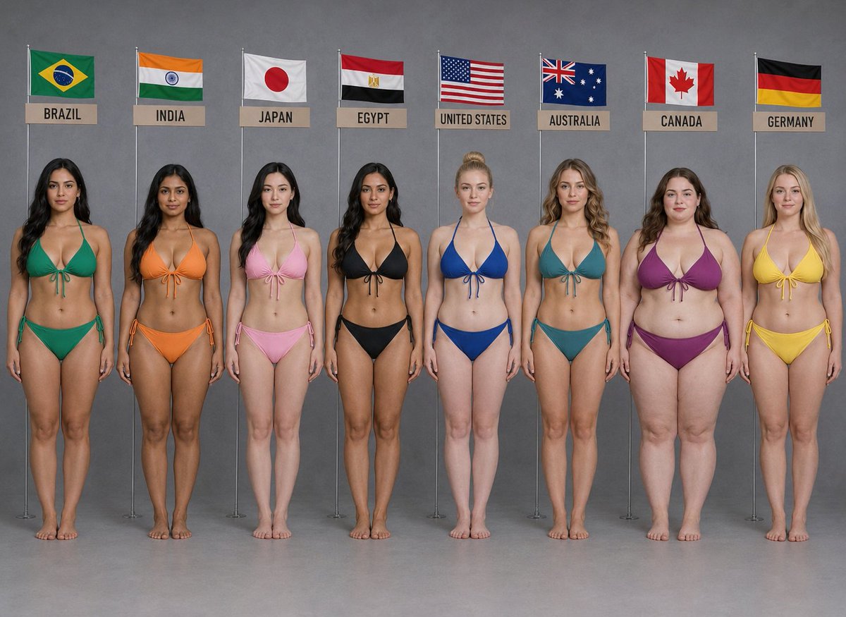Eizavibes's tweet photo. Be honest… 
Which country has the girl you’d choose FIRST? https://t.co/tySzFKkKfX