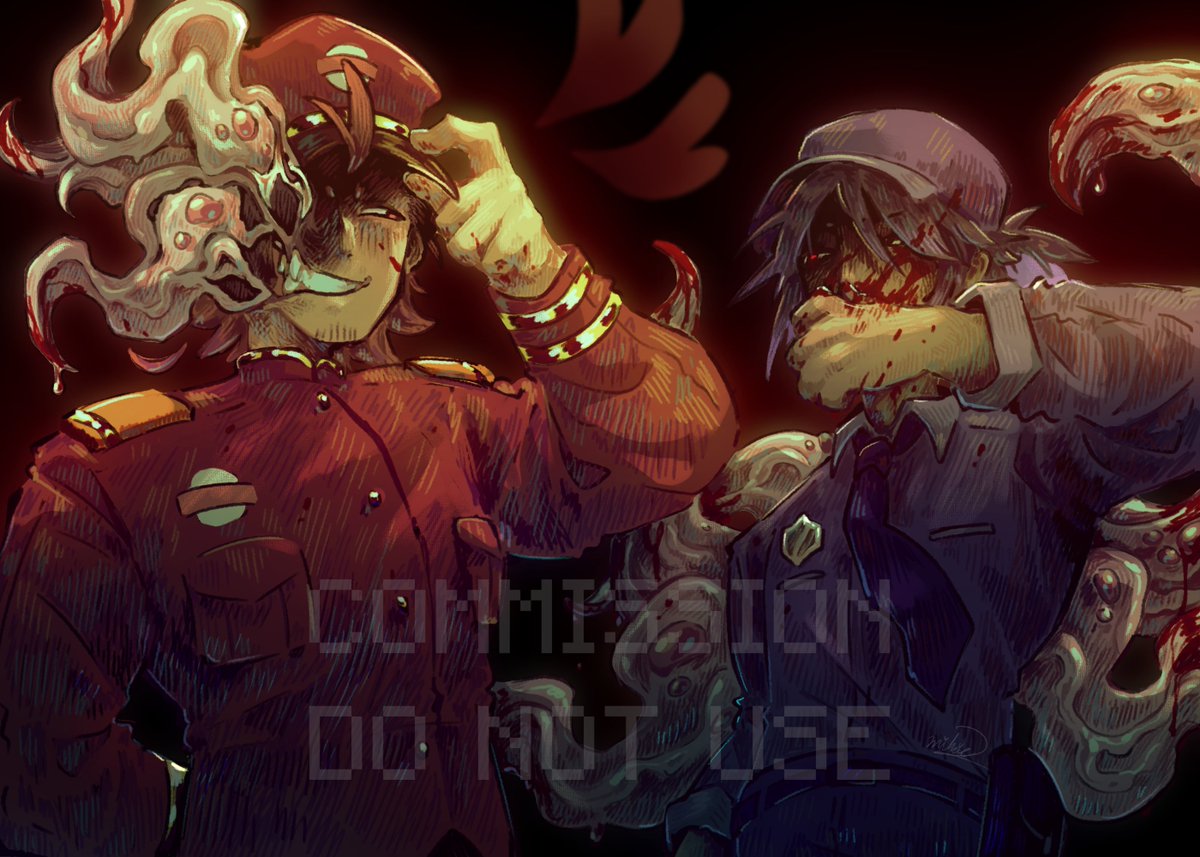 Milkie_2's tweet photo. Commission for @Mu_d3r !!!

#camtain imposters haii haiiiii https://t.co/PV3QXSawTA