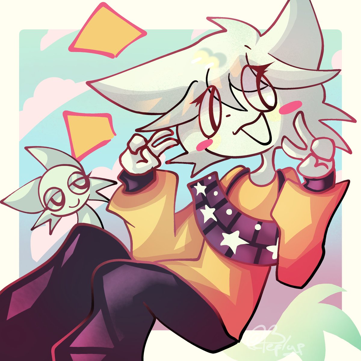 ByBeflyp's tweet photo. Otro dibujito del diseño de Wenda humana que hice hace tiempo plehhh #sprunki #wenda https://t.co/SCAEKkcKfk