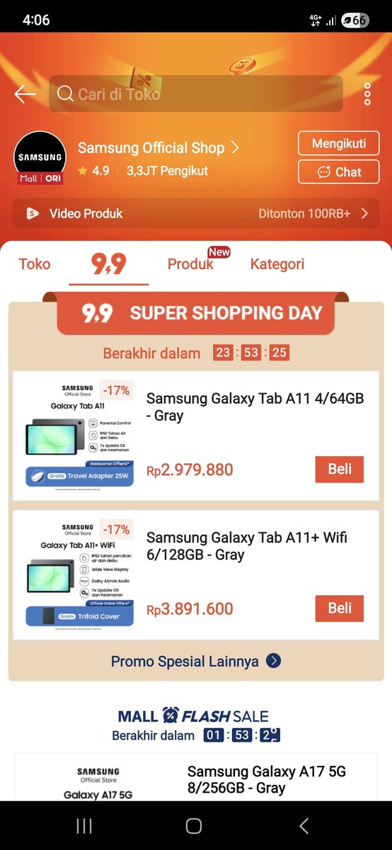 Astrianiiii's tweet photo. @ShopeeID Welcome to Galaxy S, di #GalaxyS26 FE terbaru 🤩 #ItsFEnomenal #TheNewGalaxyS26FExShopee https://t.co/dHfrELV9k1