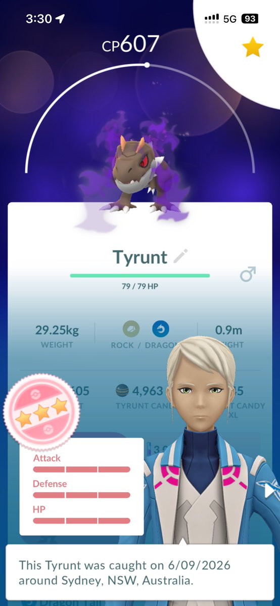 Tony_of_Pride's tweet photo. Not a bad day today considering I got one shiny the whole day. Was a darn good one too. Ended up with three Hundo’s for today though! #Pokemongo https://t.co/brBm4vbSpR