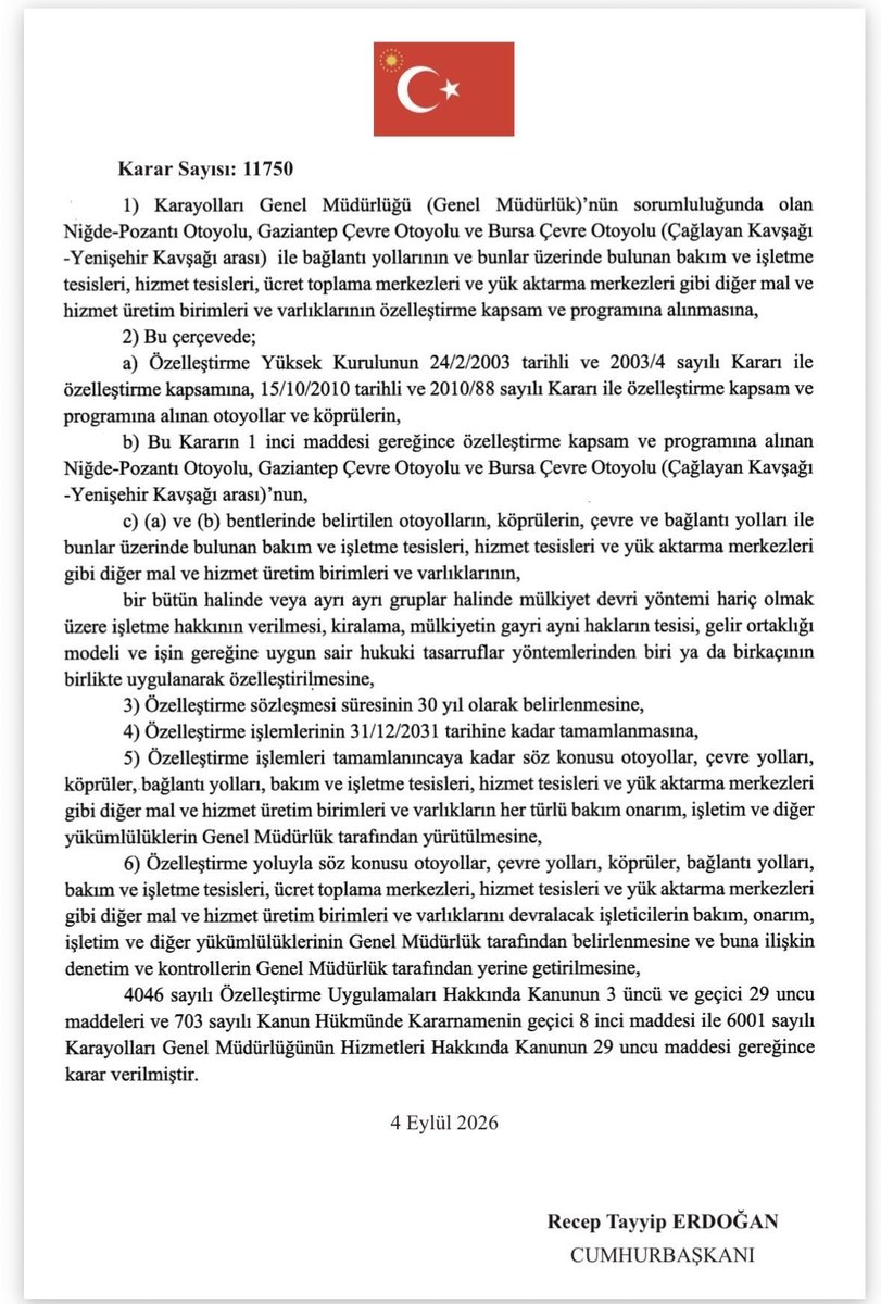 ErkanTrukten's tweet photo. 30 YIL BOYUNCA:

Aşağıdaki köprü ve otoyolların işletme hakkı özel sektörün elinde olacak.

Yani 2061 yılına kadar! https://t.co/1S92sniLFL