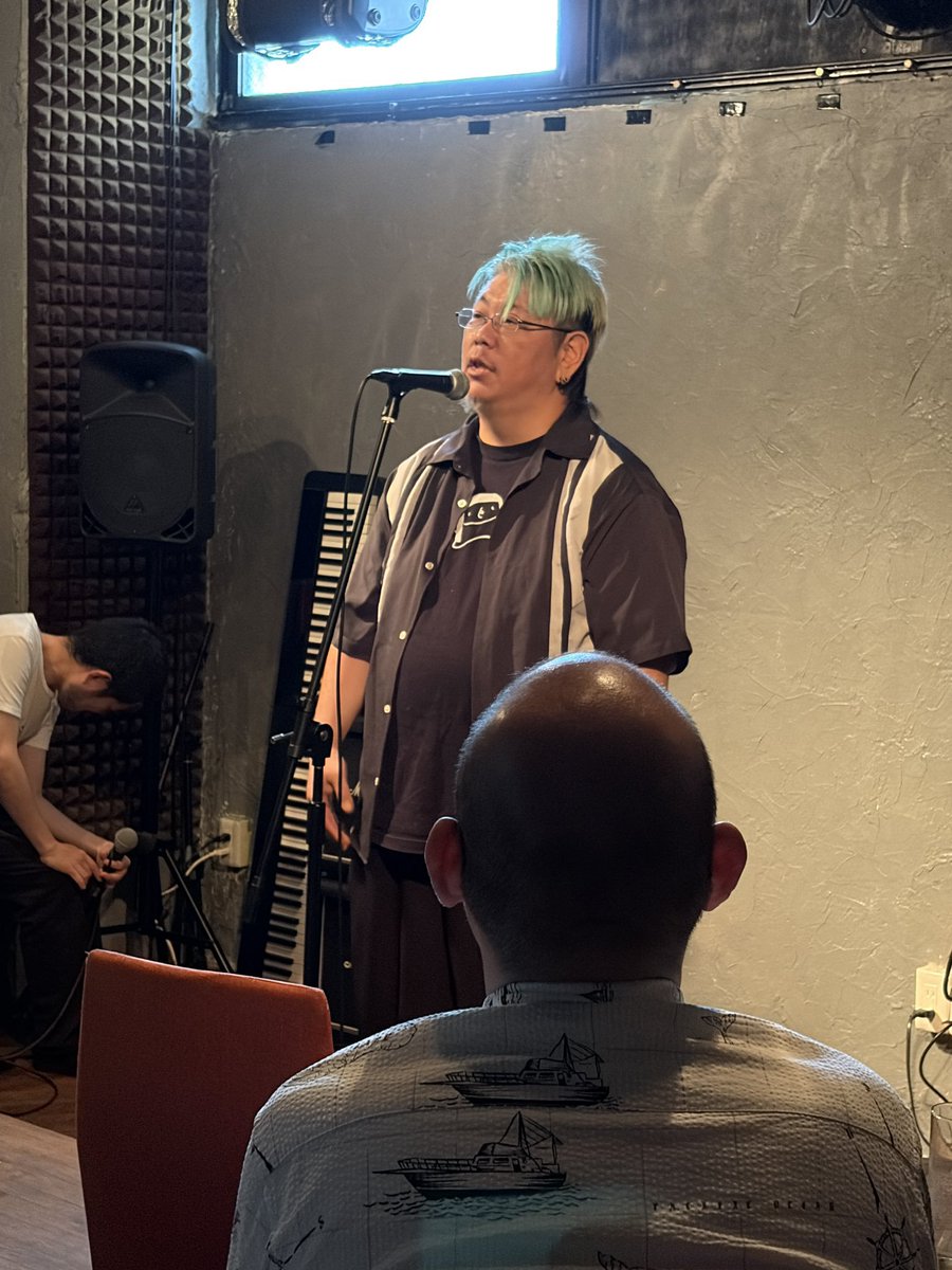 kudan_morisima's tweet photo. 昨夜はワンマンスラムで中内こもるさんを1回はフルマークで勝ったものの、2回目は負けました…
勝ち逃げすれば良かった…
と言うか、昨日の2本目の作品やると大体負けるな…
個人的に好きだし、体重のる作品だけど… https://t.co/ceVEc3I6j5