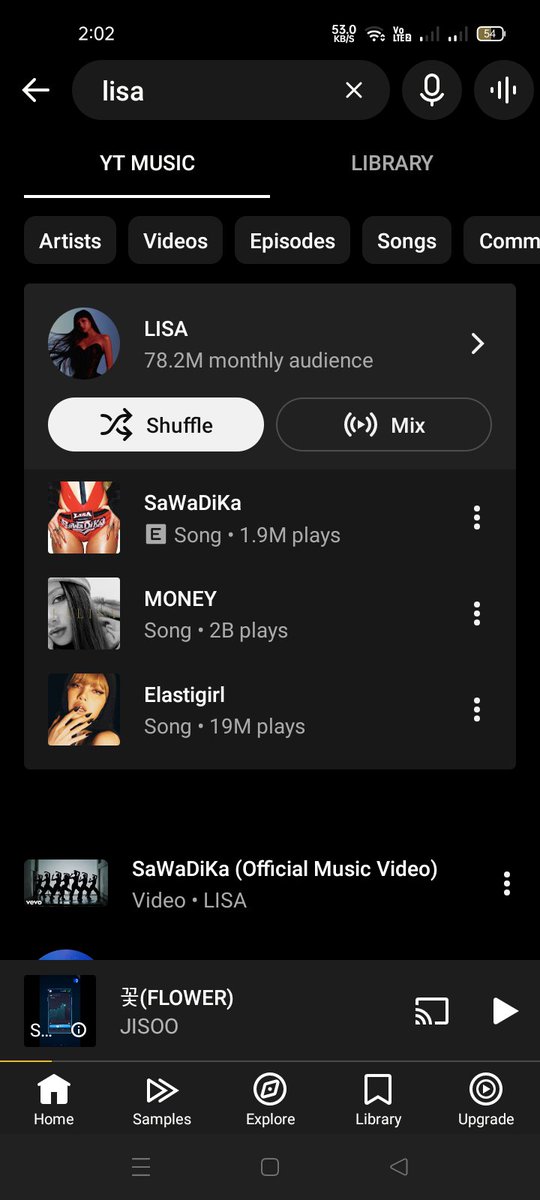 AyushaKhan7's tweet photo. @KFloopNet Have you seen this ... Her audience and plays on YouTube Music 🤣🤣 After having 100M on YouTube with barely 1.8 M likes lowest https://t.co/WF3JW5DllM