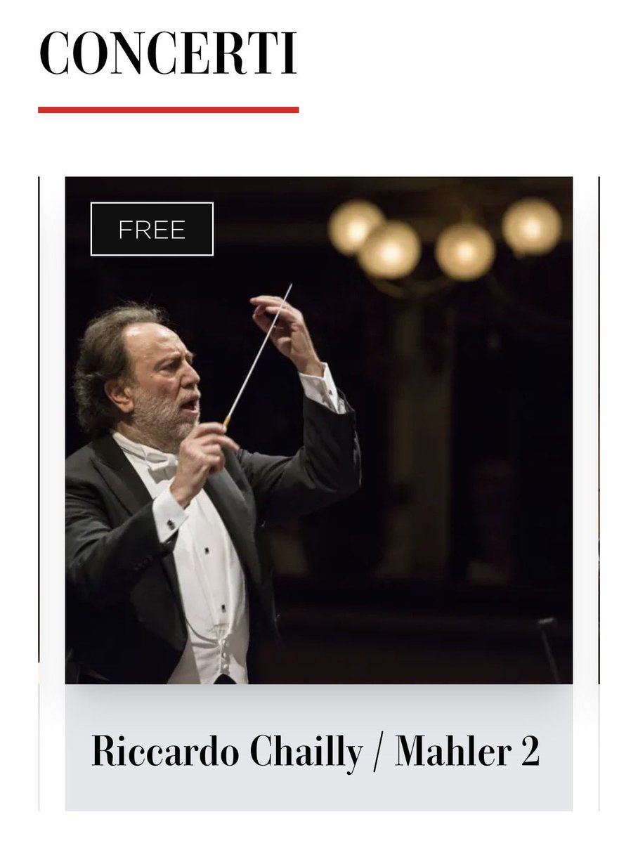 amoral07's tweet photo. EL TEATRO DE LA SCALA ABRE SU ARCHIVO GRATIS!
44 producciones de ópera de Zeffirelli, Strehler, Carsen, o McVicar; 26 conciertos y 8 ballets, dirigidos entre otros maestros por Claudio Abbado, Riccardo Chailly, Giovanni Antonini, Georges Prêtre o Riccardo Muti están ya disponibles GRATIS desde el pasado dia 1 en la plataforma de vídeo de internet del legendario teatro milanés.
Para acceder a ella, basta con crear una cuenta gratuita en https://t.co/lOvFj79Umc .