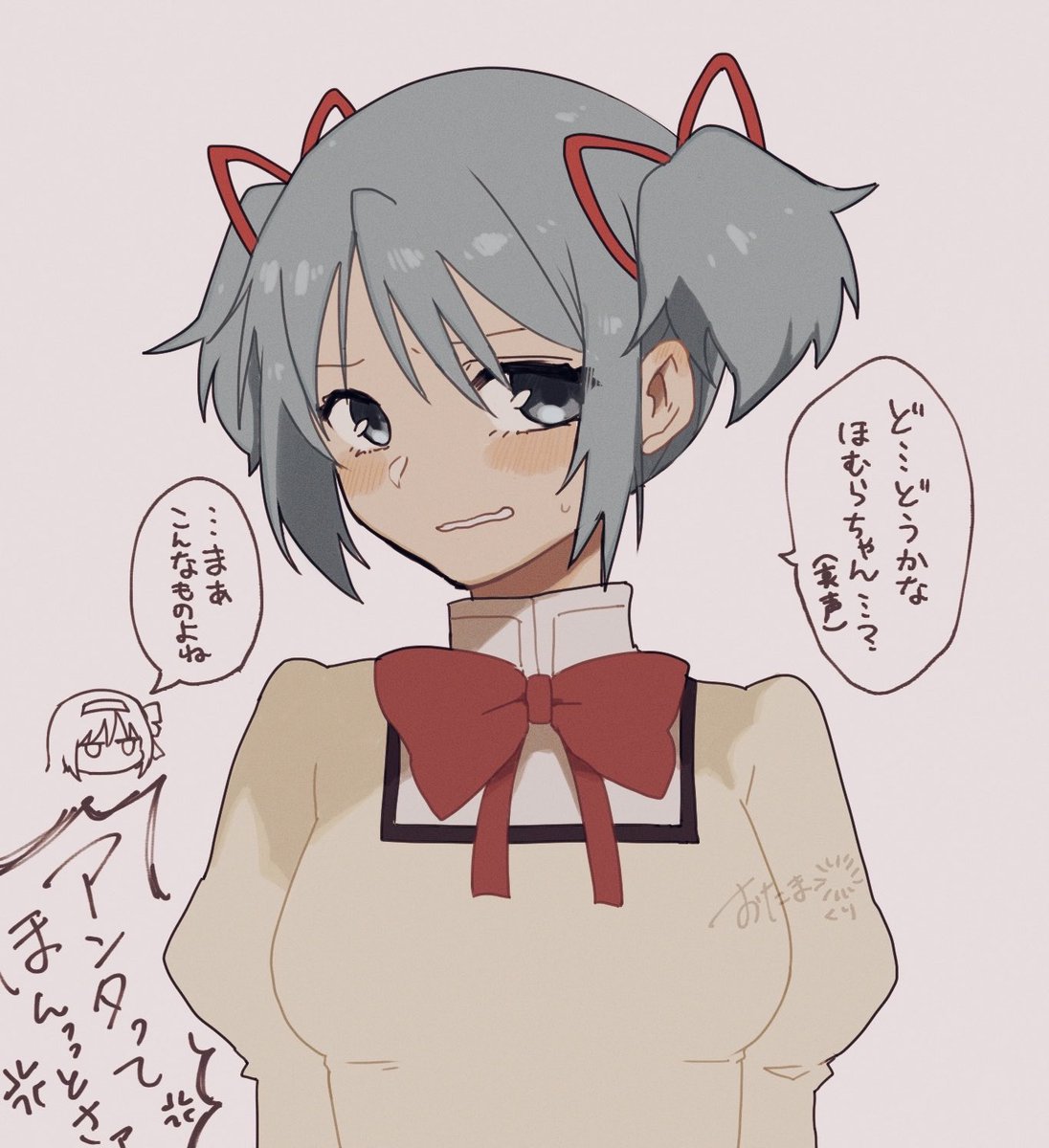 ottogasukida's tweet photo. ほむさや 
さやかちゃんもっと怒っていいよ https://t.co/Xedi3Kcwc9