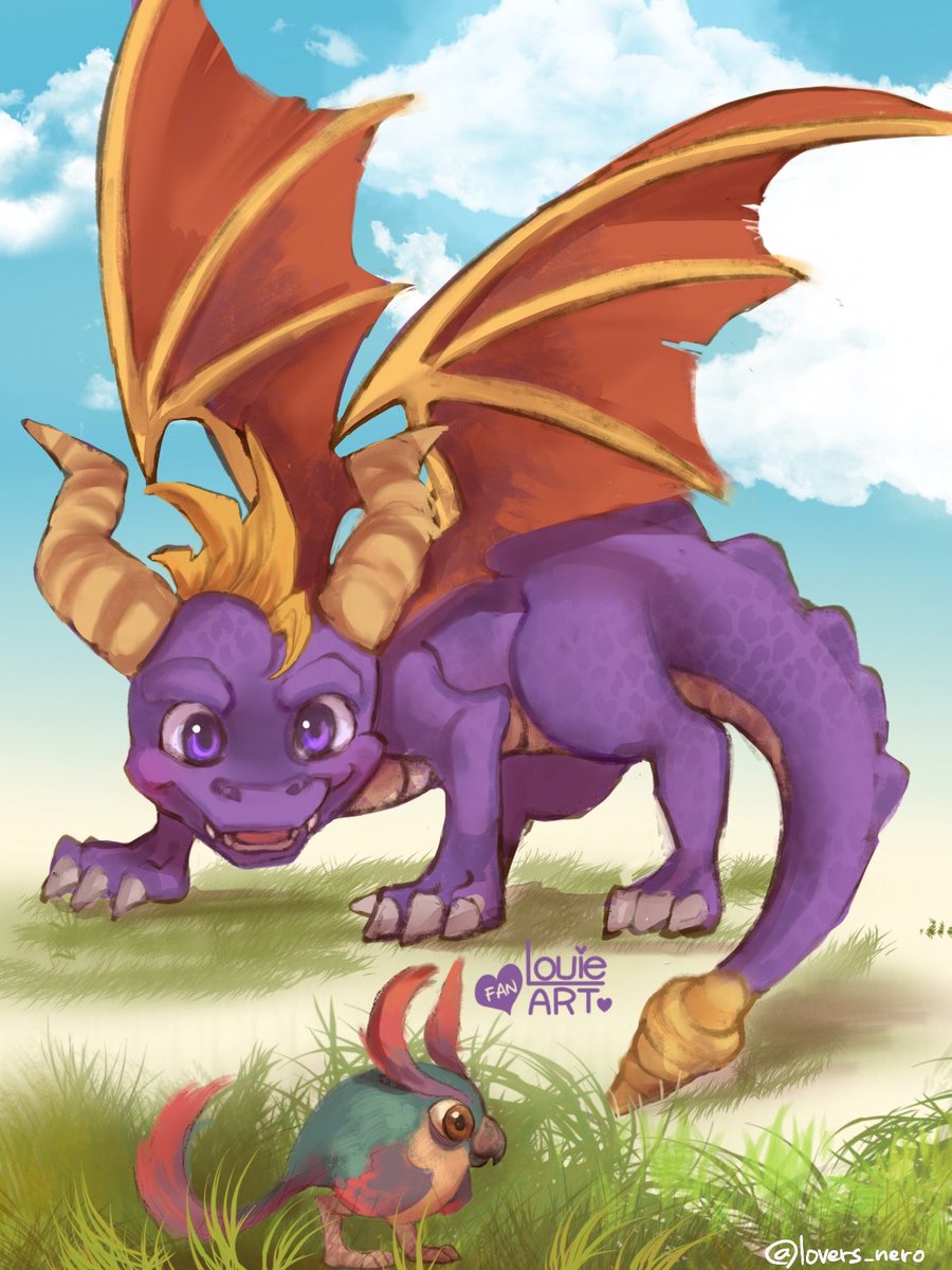 lovers_nero's tweet photo. Spyro💜
#るい100 (12/100) https://t.co/FA20UDXq3M