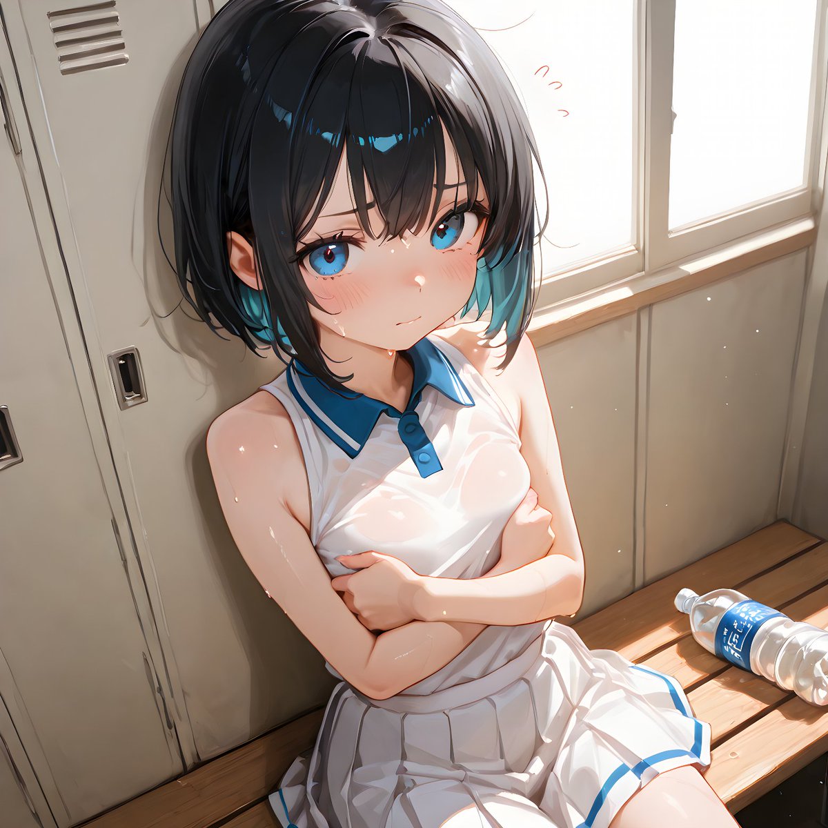 ruma_illust's tweet photo. (2/2)
――ゴクッと飲み干してボトルを返した瞬間。
さっきまでの余裕はどこへ行ったのか、先輩は胸元でボトルをぎゅっと抱え込み、耳まで真っ赤にして黙り込んでしまった。
無自覚に距離を詰めてくる癖に、急に女の子の顔をするのはズルい。
🔻普段は無防備な先輩が雨宿りの神社で……プロフにリンク✨ https://t.co/lsXkAQm1I8