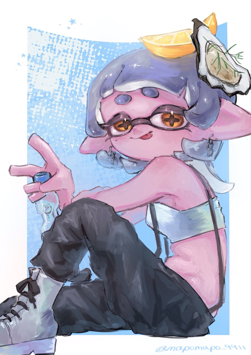 mapomapo_9911's tweet photo. 夏フェスホタルちゃん🦑 https://t.co/d8KQn4LSv0