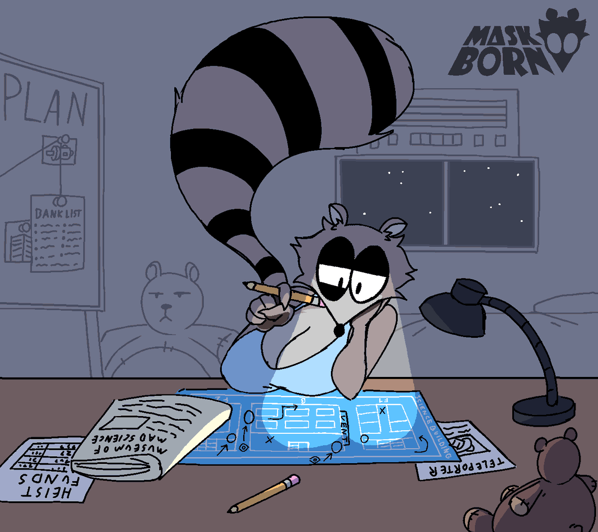 DIEGUTAN's tweet photo. Heist planning 🦝📋 https://t.co/aZ6ODeOYYO