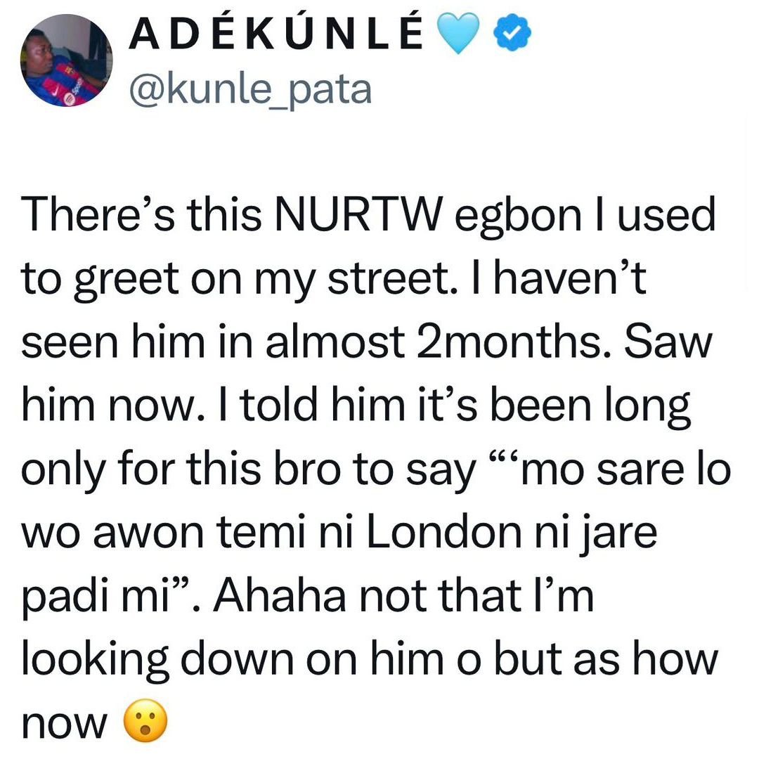 yabaleftonline's tweet photo. Take am play first😂😂 https://t.co/t3s96QBSYO