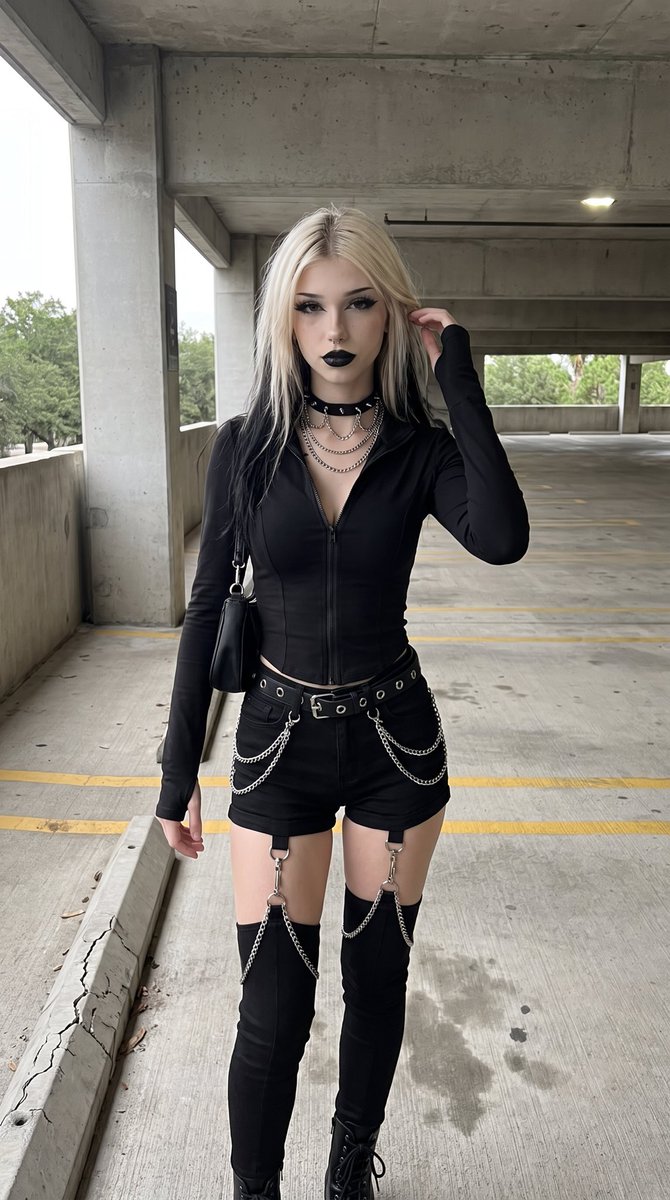 AshleyPark8e's tweet photo. ๐ค ๐ค ๐ค
#GothGirl #GothFashion #AltGirl #DarkAesthetic #GothVibes https://t.co/wO90VlbG5F