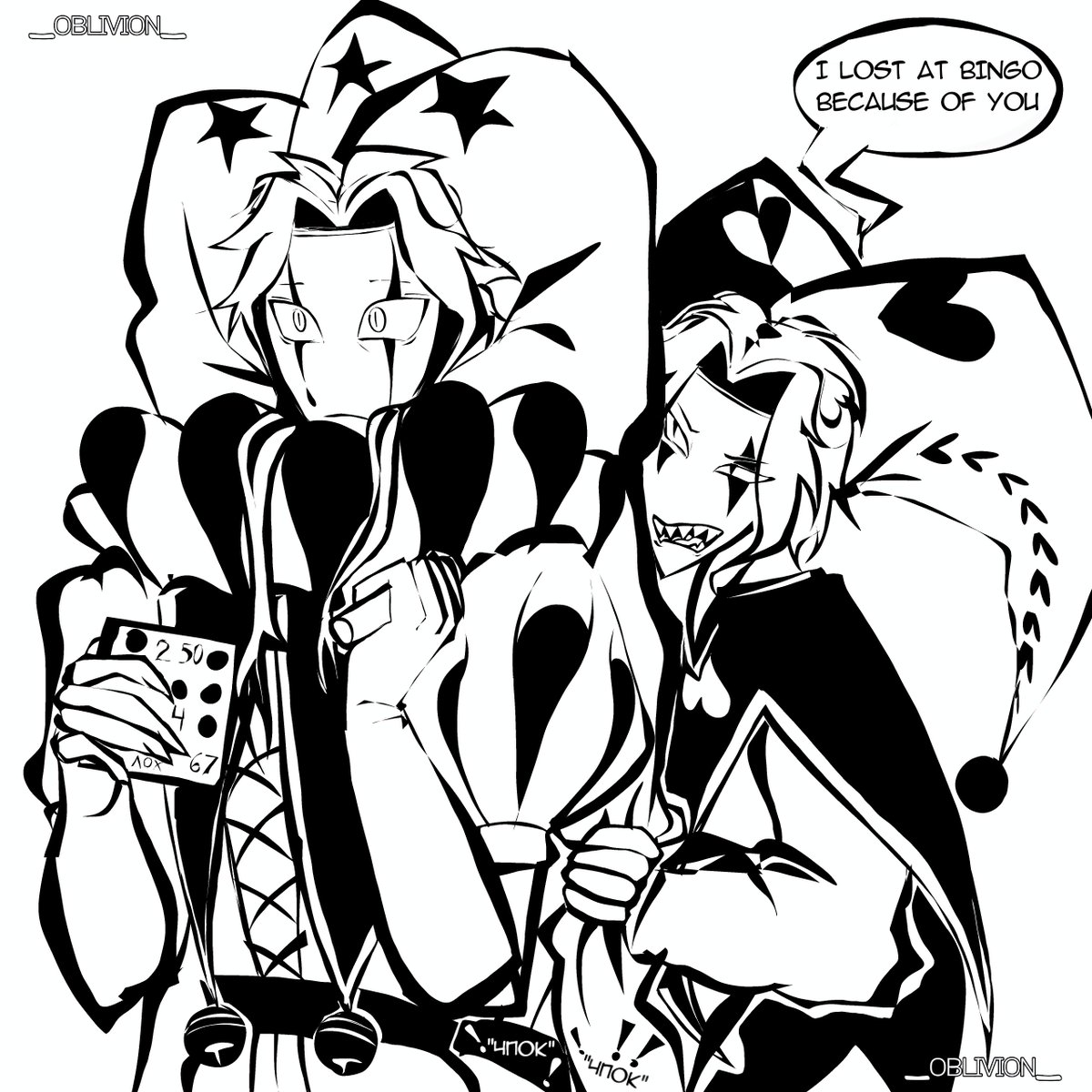 __223555's tweet photo. Uncensored version of an old tik tok comic

#thefreakcircus #Pierrot #Harlequin #greenapple #art https://t.co/jySc6ON0XQ
