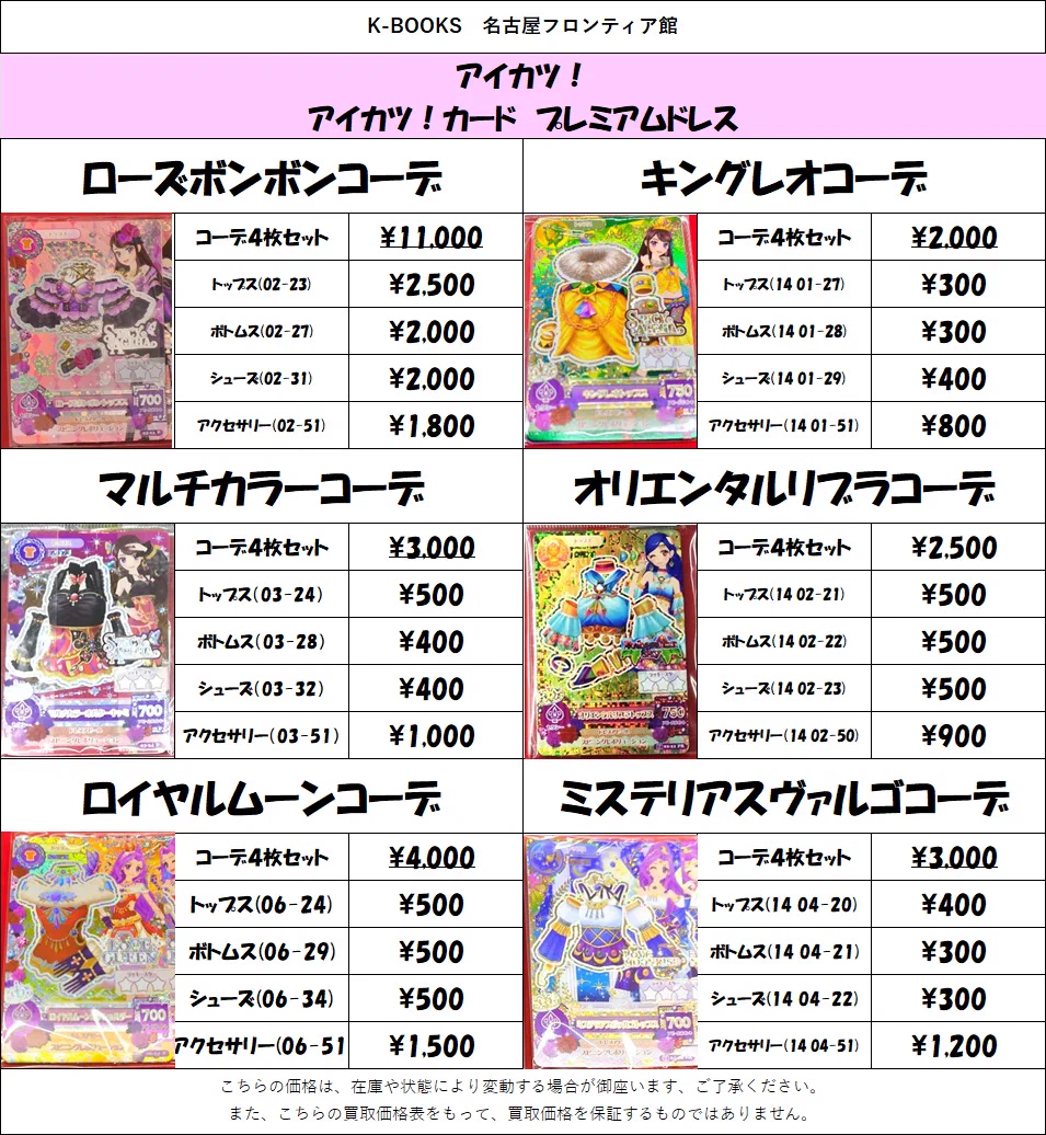 K-BOOKS名古屋フロンティア館1階(グッズフロア) on X: 