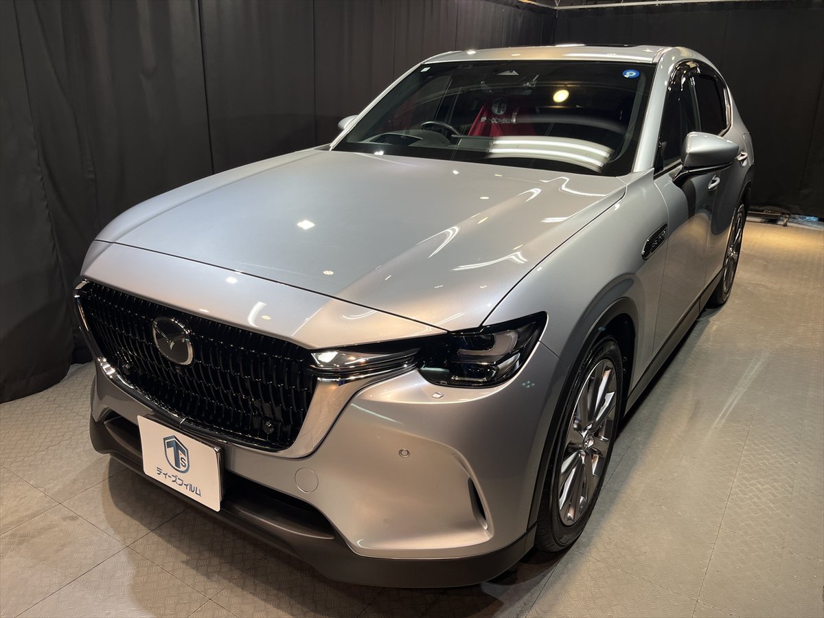 tsfilmcom's tweet photo. マツダ CX-60
【カーコーティング】
塗装修理した車にコーティングを施工する場合、洗ってコーティング剤を塗るだけではなく、塗���の乾燥期間を置いた上で必ず磨き直しを行って施工しています。 https://t.co/oFUTZdfi1e