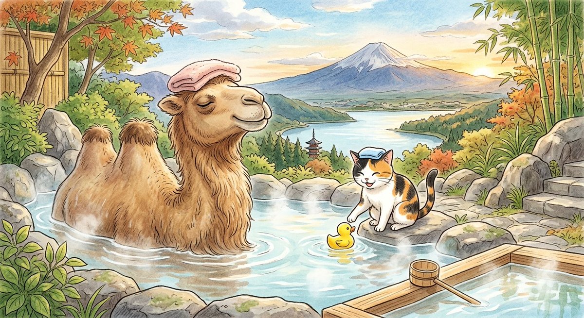 LUX_minamikasu's tweet photo. おつかれさまです🐫
毎日がんばってるらくだちゃんの願望🐫
あーーー疲れたな…
たまにはゆっくり温泉入って、おいしいもの食べて、もみほぐししてもらいたい！
#大分市  #もみほぐし
ご予約お待ちしてます🐫
https://t.co/Ugl8dTTM1T https://t.co/KBhC36jhKV