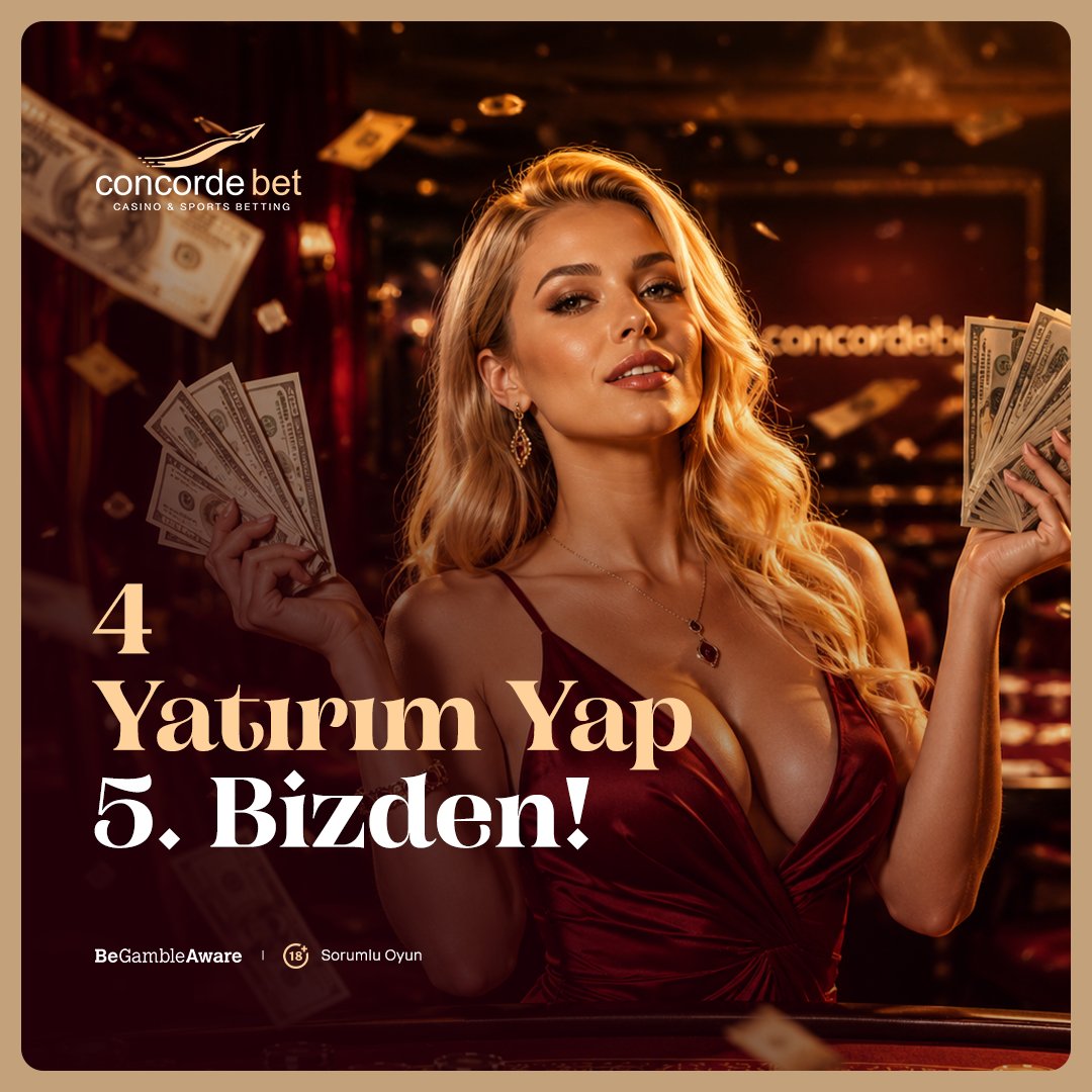 concordesosyal's tweet photo. 🔥4 YATIRIM YAP, 5.’Sİ BİZDEN! 🔥

Concordebet’te avantajlı yatırım fırsatı seni bekliyor!
4 kez yatırım yaptığında, 5. yatırımını biz karşılıyoruz.

Yatırımlarını tamamla, 5.’sini bizden al!Giriş için tıklayınız: https://t.co/kFAu7YINwv https://t.co/ESeQWHvn7d
