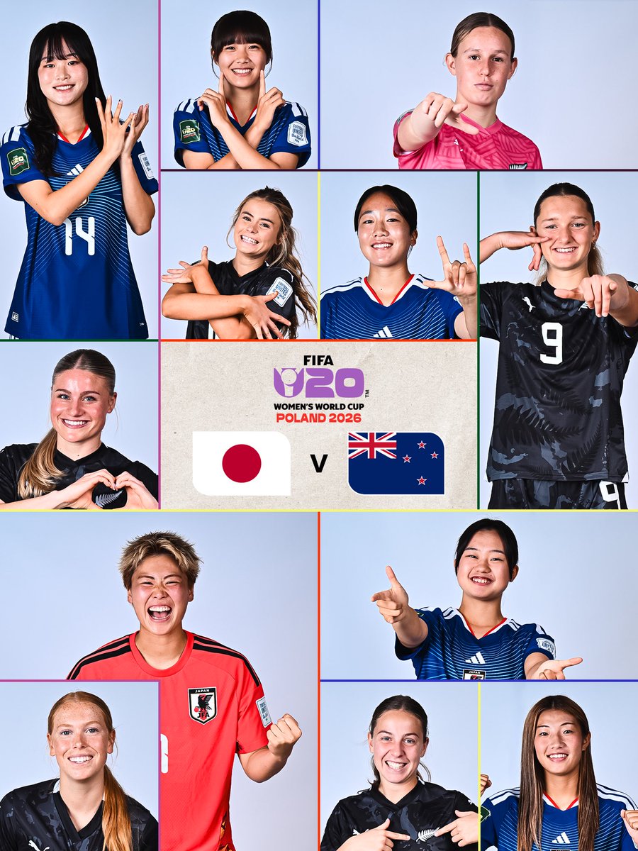 FIFAWWC's tweet photo. Lining up for matchday ✌️

#U20WWC https://t.co/hEpwYLHqfI