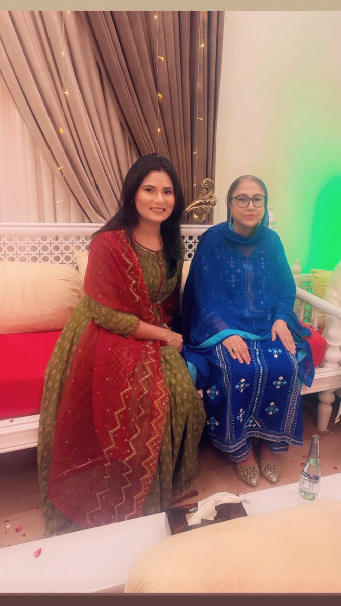 WajihaAbid1's tweet photo. My mentor. My role model. My forever superwoman. Addi @FaryalTalpurPk 💙 https://t.co/57ckOOt3vV