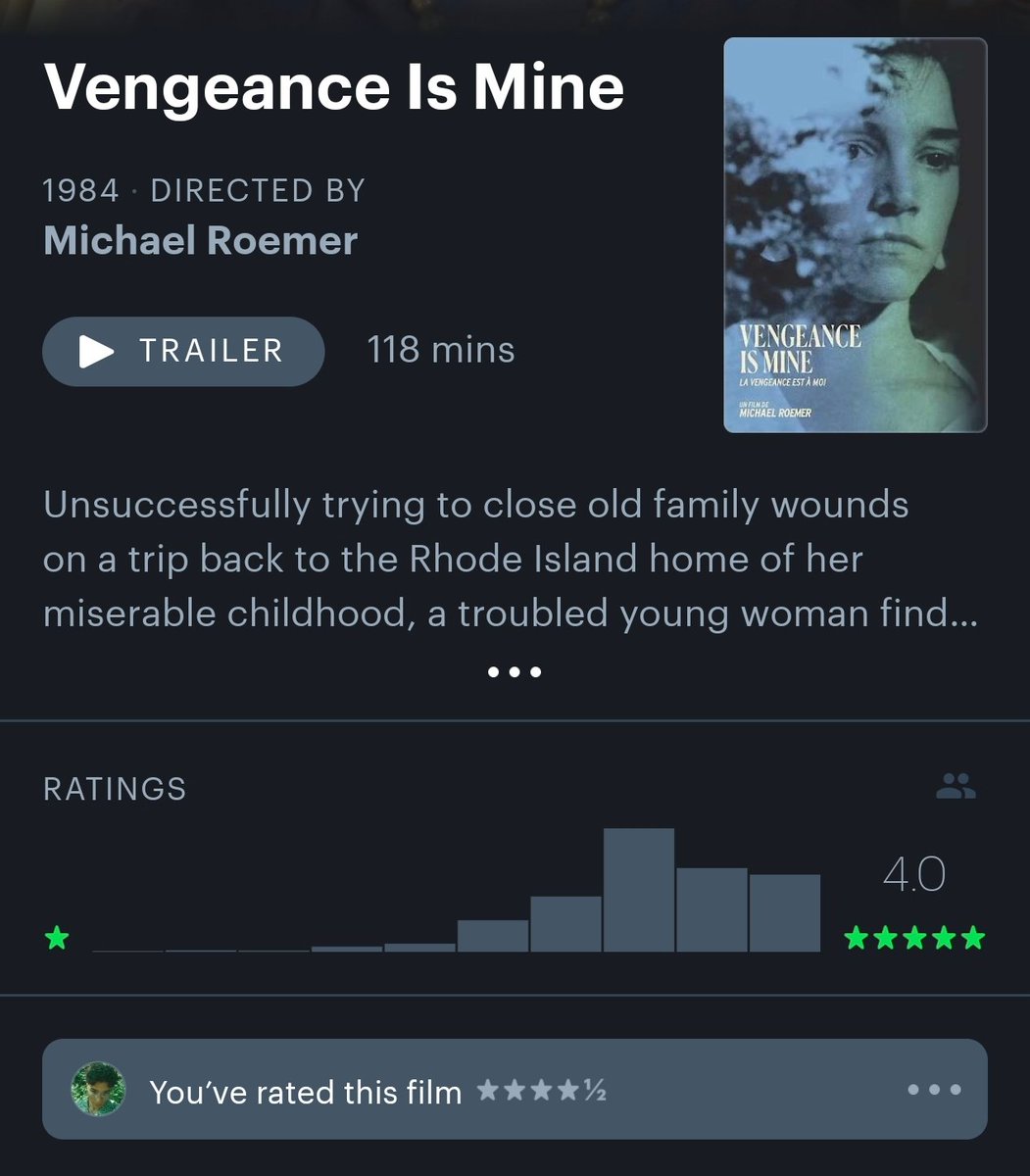vilibazmiooo's tweet photo. Vengeance is Mine (1984)
dir. Michael Roemer
https://t.co/medbRP0aEn
1080p BluRay REMUX eng subs (30GB)
courtesy of @rippersarchive https://t.co/XsvaWmTyFQ