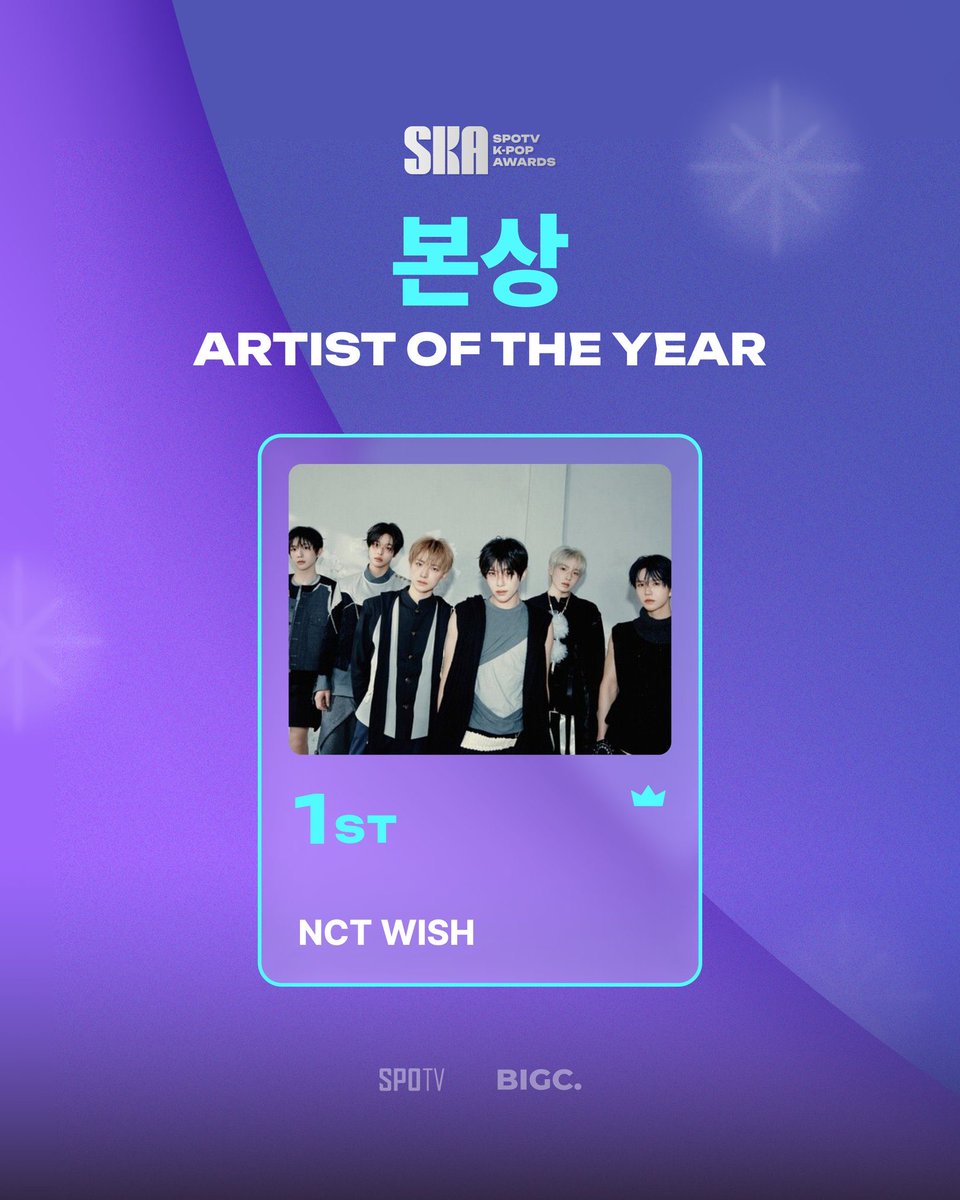 wishforyushi's tweet photo. Congratulations NCT WISH on getting Bonsang (ARTIST OF THE YEAR) on 2026 SPOTV K-POP AWARDS 

🏆 Artist of The Year (Bonsang)

#NCT #NCTWISH #엔시티위시 @nctwishofficial @nctwish_jp https://t.co/vxUMtKYP7G